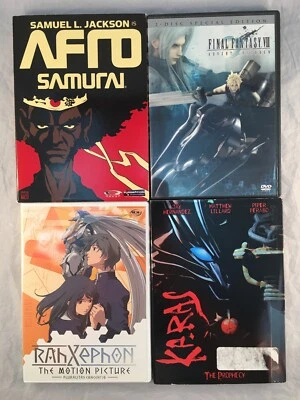 Anime Lot of 4 DVD's - Final Fantasy, RahZephon, Afro Samurai - all VF - Image 1 of 4