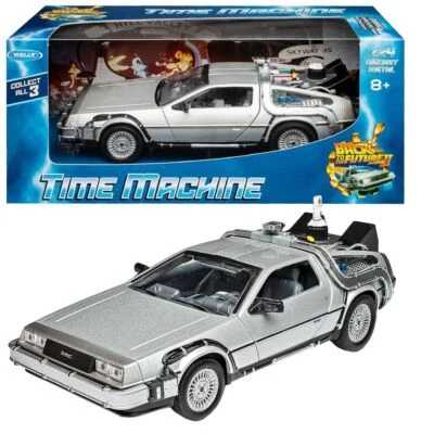 WELLY Auto Delorean DMC Zeitmaschine | Zurück in die Zukunft II | Die-Cast Collection