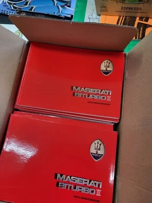 LIBRETTO USO E MANUTENZIONE MASERATI BITURBO II EDIZIONE  ITALIANA - Immagine 1 di 4