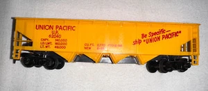 TYCO UNION PACIFIC 4-BAY HOPPER UP 62040 - HO Scale - Picture 1 of 5