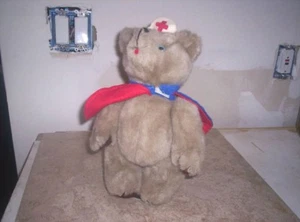 KENT COLLECTIBLE PLUSH "NURSE" BEAR CIRCA 1985-1987........ NICE - Picture 1 of 1
