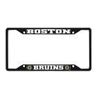 FANMATS 31378 Boston Bruins Metal License Plate Frame Black Finish