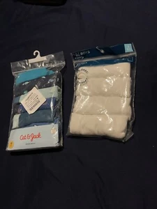 Boys Underwear (Cat & Jack) And Muscle White Shirts  (Arizona) Bundle Size 6-8T - Picture 1 of 5