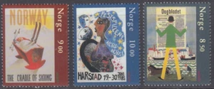 NORUEGA Sc # 1374-6 CPL MNH CONJUNTO DE 3 - EUROPA 2003, ARTE DE PÓSTER - Imagen 1 de 1