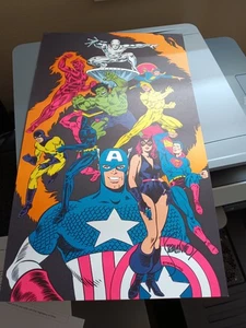 JIM STERANKO SIGNIERT HISTORY OF COMICS KALENDER PRESSFEST 1972 GLÄNZEND! - Bild 1 von 4