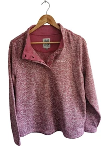 Weird Fish Pullover Größe 18 Damen Rosenholz Strick Knopfleiste Langarm - Bild 1 von 14