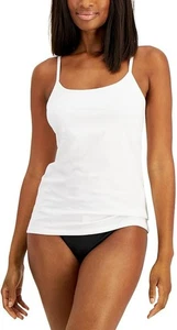Neu mit Etikett Charter Club Regal-BH Cami Tank WEISS L - Bild 1 von 6