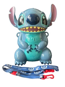 Used Tokyo Disney Resort Stitch Figure Popcorn Bucket Limited Edition from Japan - Picture 1 of 3