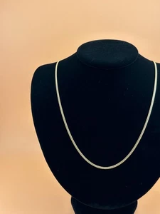 14k Gold Miami Cuban Chain Italian Made 2.2mm Solid Yellow Gold Necklace - Picture 1 of 7