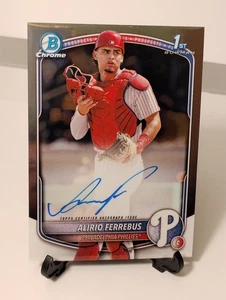 Bowman Chrome 2025 - Prospect Autographs Alirio Ferrebus, Alirio Ferrebus... - Imagen 1 de 5
