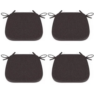 Dining Chair Cushions Set of 4, Non Slip Seat Pads for Kitchen Chairs with Ti... - Picture 1 of 7