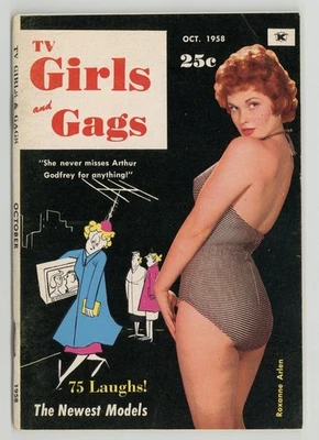 TV Girls And Gags V5#4 Diane Webber, Roxanne Arlen 1958 Pinup Magazine M38083 - Image 1 of 2