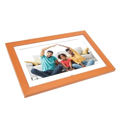 Wood Digital Picture Frame 10.1 Inch Hd Ips 1024X600 Smart Digital Photo Alb IDM - Image 1 of 4