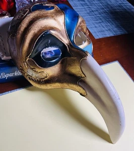 Venezian Mask Made In Italy - Picture 1 of 7