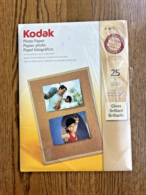 KODAK PREMIUM PAPEL FOTOGRÁFICO BRILLO 100 HOJAS 8 1/2 x 11 - Usado Nuevo Foto 1 de 2