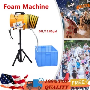 Electric Bubble Machine Foam Maker W/ Stand Pool Toy Bubble Toys 2295.45ft³/min - Picture 1 of 23