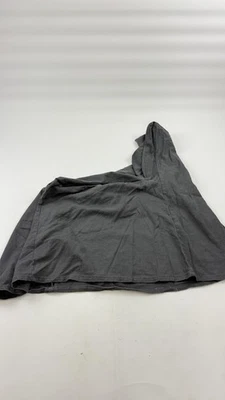 Funda de repuesto para silla lateral West Elm Porter gris lino algodón Foto 1 de 4