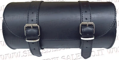 Borsa moto Forcella rullo Manubrio Porta attrezzi BARILOTTO pelle bussolotto - Imagen 1 de 4