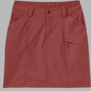 Duluth Trading Co Dry on the Fly Skort Melone Korallenrosa Gr. 18 MAKELLOS - Bild 1 von 5