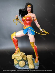 Painted Wonder Woman 1/4 Statue Sexy Superhero Figure - Picture 1 of 6