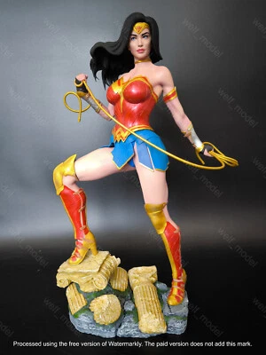 Раскрашенная Чудо-женщина 1/4 статуэтка сексуальный супергерой фигурка - Изображение 1 из 4