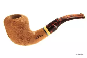 Pfeife Santambrogio Tan-Rustiziert - Bent Pear - Bild 1 von 7