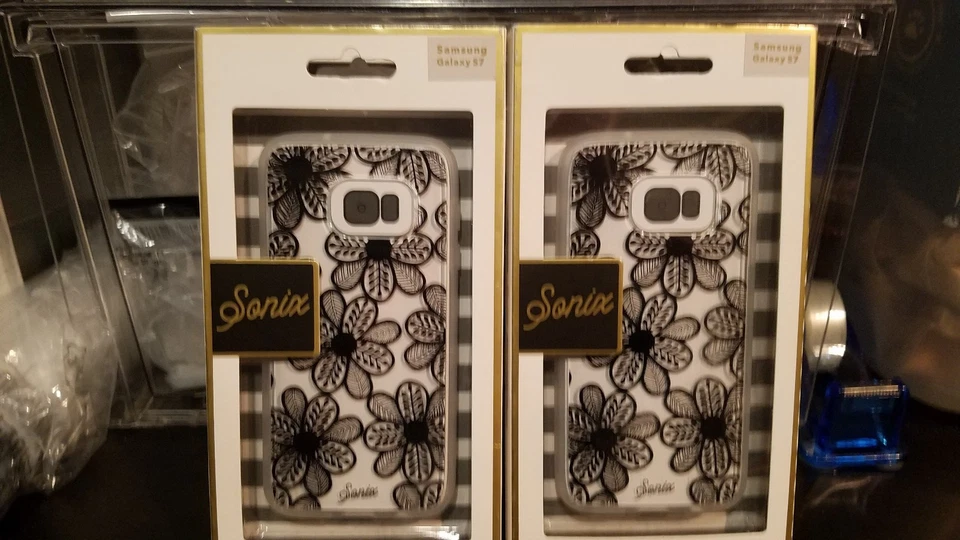 Nueva Funda Rígida Transparente Sonix para Samsung Galaxy S7 Lolita Boho Floral Foto 1 de 2