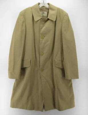 Chaqueta de Colección Aquascutum Hombres 40 Marrón Trench Abrigo Clásico Con Botones * Foto 1 de 4