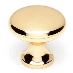 Alno A814-1-PB/NL 1" Knob Unlacquered Brass - Picture 1 of 1