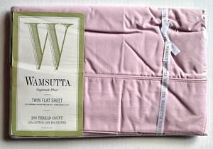 Wamsutta Supercale Plus Rose Pink 200tc Twin Flat Sheet Cotton Blend 66 X 96 in. - Picture 1 of 4