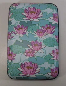 i2 water lily BUSINESS CARD HOLDER CASE ID credit wallet rfid security armor - Picture 1 of 6