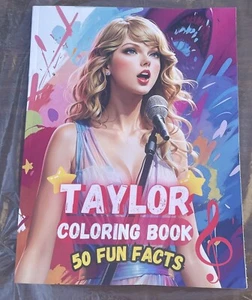 Taylor Swift Coloring Book with 50 fun facts - Bild 1 von 5