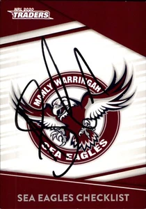 Signed Manly Sea Eagles NRL TLA Traders Card - Anthony Seibold - Picture 1 of 3