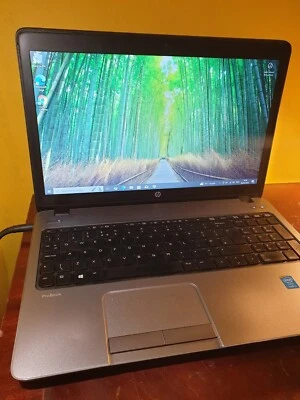 HP ProBook 450 G0 Laptop  i3-3120m,8GB,120GB SSD,Windows 10 Pro *No Battery  - Image 1 of 4
