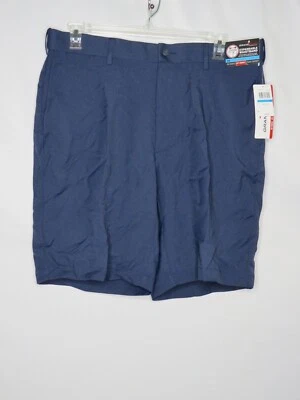 NUEVO CON ETIQUETAS PANTALONES CORTOS GRAND SLAM AZUL CINTURA EXPANDIBLE 10" ENTREPIERNA TALLA 36 #Y223 Foto 1 de 2