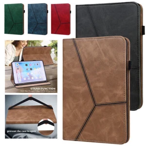 Schutzhülle für iPad Air Pro 13 11 2024 10/9/8/7/6/5th Leder Tasche Cover Case - Bild 1 von 62
