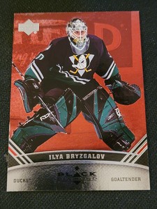 2006-07 UPPER DECK BLACK DIAMOND RUBY RED ILYA BRYZGALOV #2 #'ed 1/100