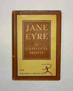 1950's JANE EYRE by Charlotte Bronte, Dust Jacket, Modern Library, VG - Picture 1 of 12