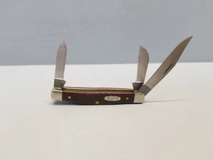 Case XX Knives Medium Stockman Jigged Brown Delrin Pocket Knife Stainless 00106 - Picture 1 of 4