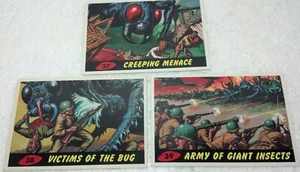 1994 Mars Attacks! 3 lot Deluxe Reissue Cards #37/38/39 NM/VF Foil logo on back - Picture 1 of 6