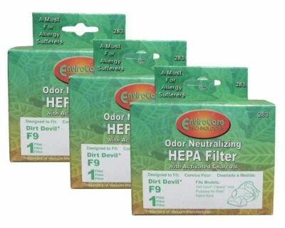 Aspirador de mão 3 serve para Dirt Devil F-9 HEPA Classic filtro 3DJ0360000 MO105 - Imagem 1 de 2