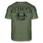 Chef Skull Crossbones T-Shirt - Culinary Chefs Knife Whisk Athletic Shirt - A119