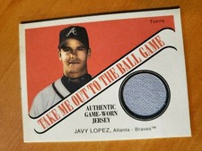 2004 Topps Cracker Jacks Take Me Out To The Ballgame Javy Lopez Card #TB-JL
