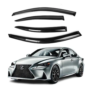 Fits Lexus IS250 IS350 2006-2012 Side Window Visor Sun Rain Deflector Guard - Picture 1 of 9