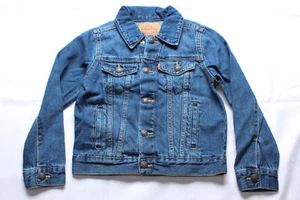 Levi's Boy's Denim Trucker Jacket CD4 Bristol - Medium Wash Size 6R NWT - Picture 1 of 5