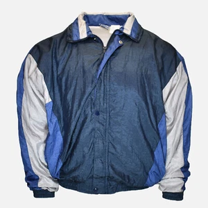 Vintage TURNPOINT Sports 90's Color Block Full-Zip Track Windbreaker Jacket - L - Picture 1 of 4