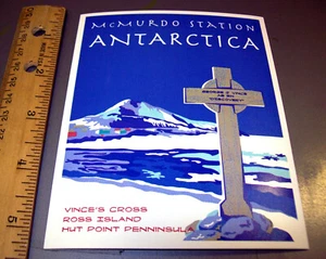 Calcomanía Vinces Cross, estación McMurdo Ross Island Hut Point península, Antártida - Imagen 1 de 1