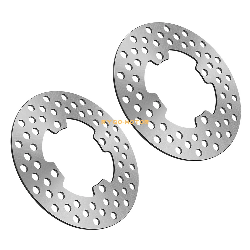 2X Front Brake Disc Rotors for Yamaha Grizzly 350 400 450 YFM350/400/450 2007-14 - Image 1 of 4