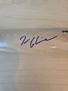 Tom Glavine SIGNED Rawlings Blonde Baseball Bat Atlanta Braves MLB HOF - Picture 1 of 3
