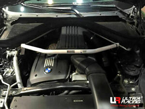 Ultra Racing For 2006-13 BMW E70 X5 3.0 4WD Front Strut Bar 2-Points Tower Brace